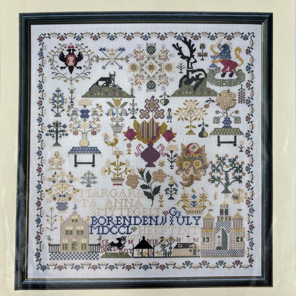Permin of Copenhagen Zeeland 1763 Cross Stitch Pattern Chart 150412 Sampler